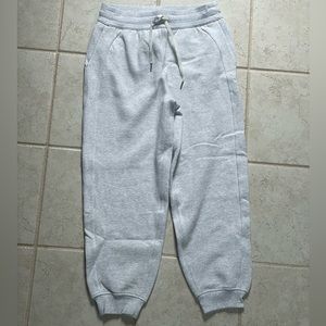 lululemon Scuba HighRise Relaxed Jogger, Heathered Core UltraLight Grey, size 8